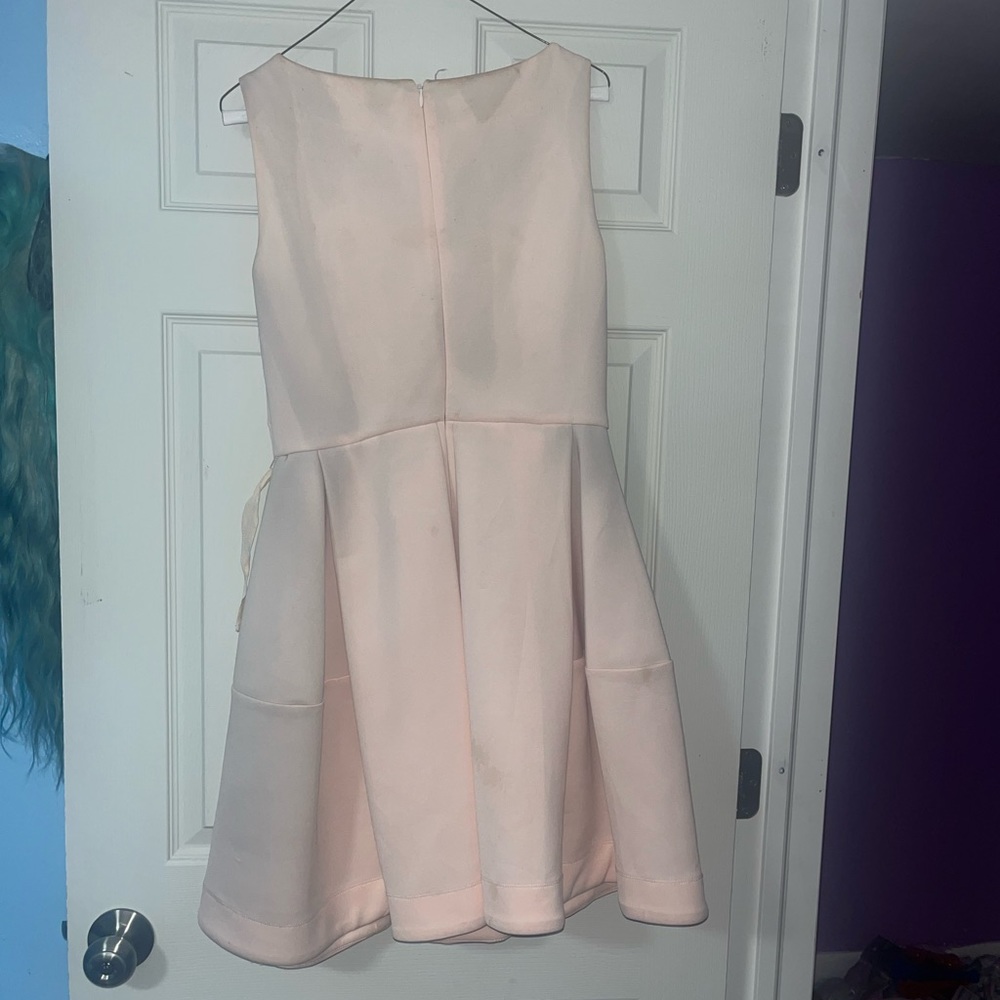 Taylor pink pleated dress Size 6 (S) - Picture 5 of 8